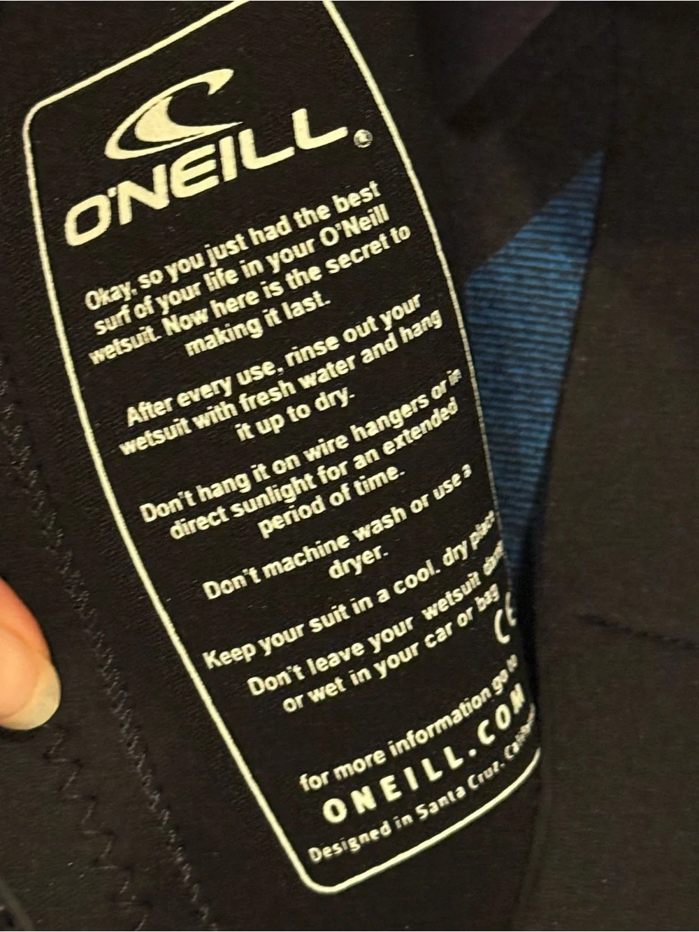 ONeill new tags